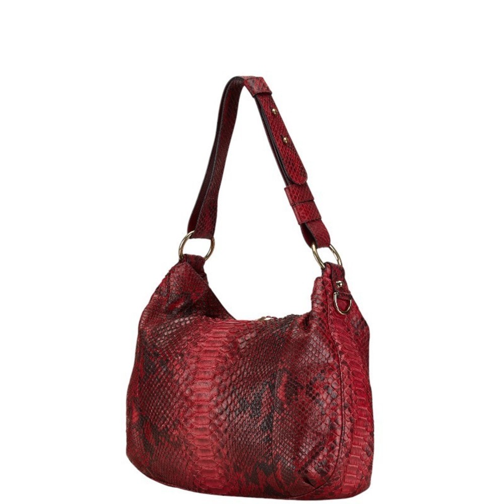 Gucci Ggwave Python Leather Handbag Shoulder Bag … - image 2